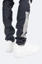 Load image into Gallery viewer, X199 Stretch Skeleton Denim - Raw Blue