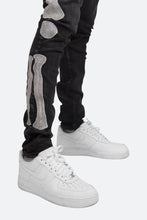 Load image into Gallery viewer, X199 Stretch Skeleton Denim - Vintage Black