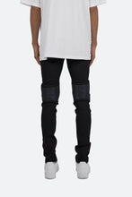 Load image into Gallery viewer, X186 Stretch Moto Denim - Black/Black
