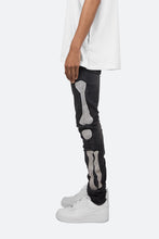 Load image into Gallery viewer, X199 Stretch Skeleton Denim - Vintage Black
